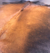 Black Brown Cowhide Rug