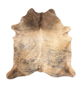 brown brindle cowhide rug