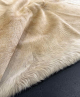 brown cowhide rug