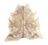 gray brown cowhide rug