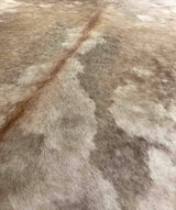 gray brown cowhide rug