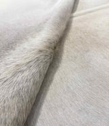 Close-up of gray fur texture