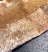 brown cowhide