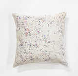 iridescent cowhide pillow