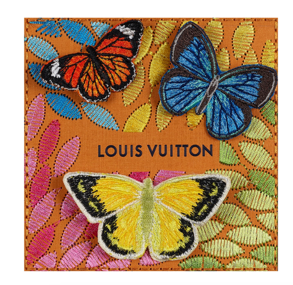 Stephen Wilson Art - Floral Petals On Louis Vuitton - Up-Cycled