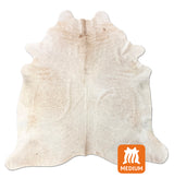 salt pepper brown white cowhide rug