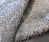 dyed gray cowhide texture