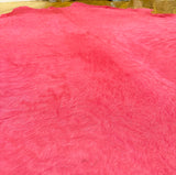 pink cowhide rug