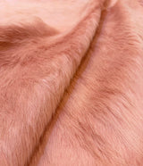 pink cowhide rug