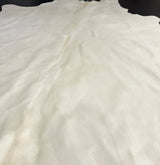 dyed white cowhide rug