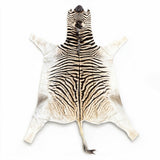 real zebra rug