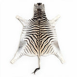 authentic zebra hide rug