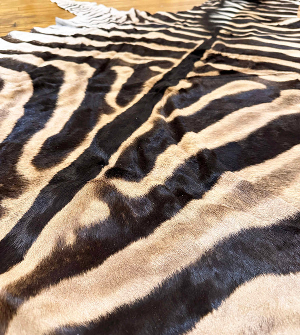 real zebra rug