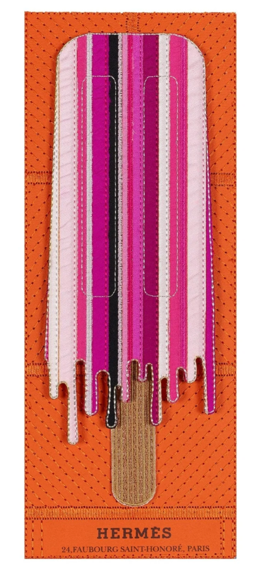 HERMES エルメス ステファンウィルソン Stephen Wilson Art - Pop On Hermes - Up-Cycled Luxury Art