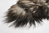 gray sheepskin fur rug