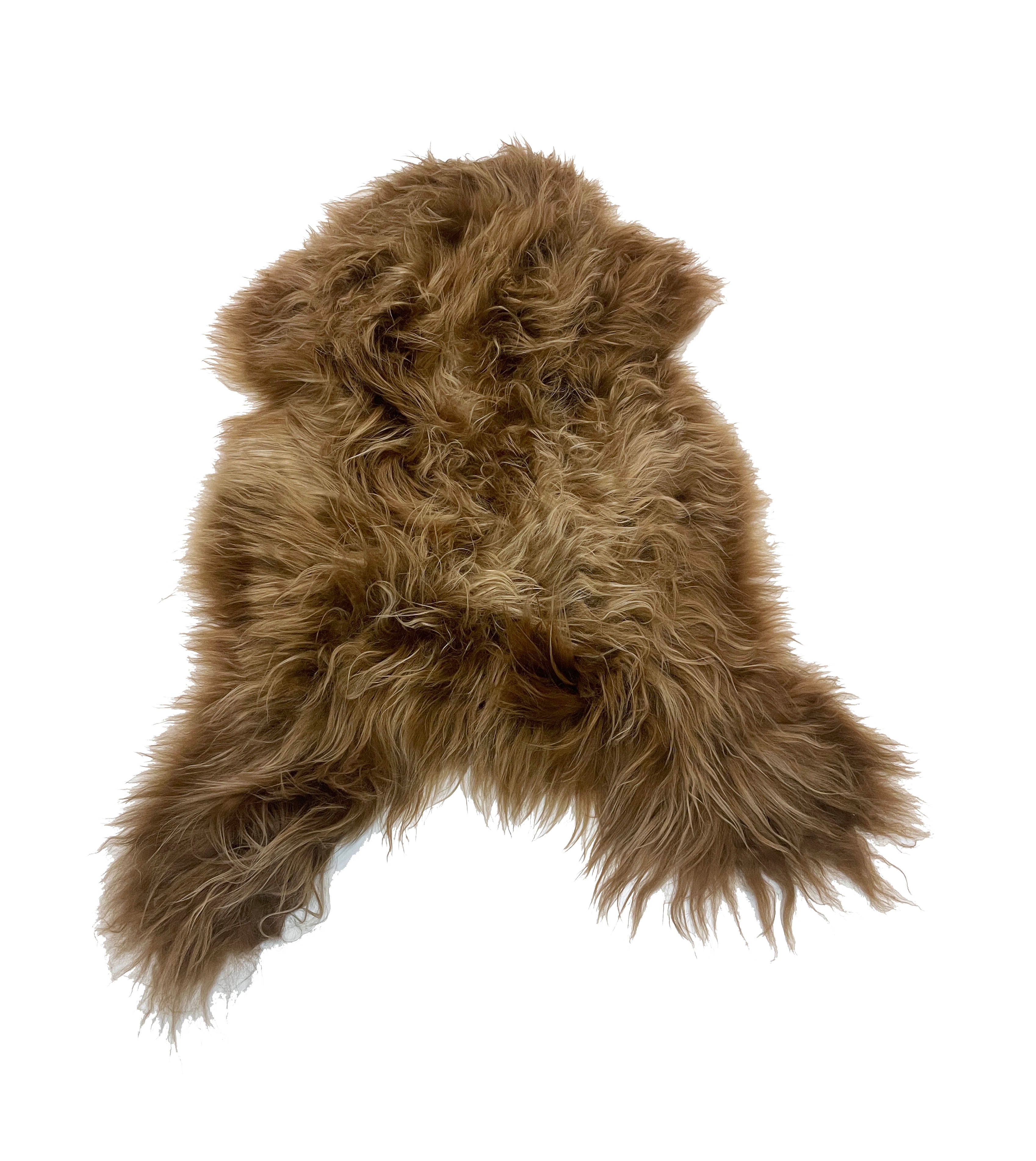 Icelandic Sheepskin Fur Rug In Rusty Blonde XL Sheepskin Rug Furug