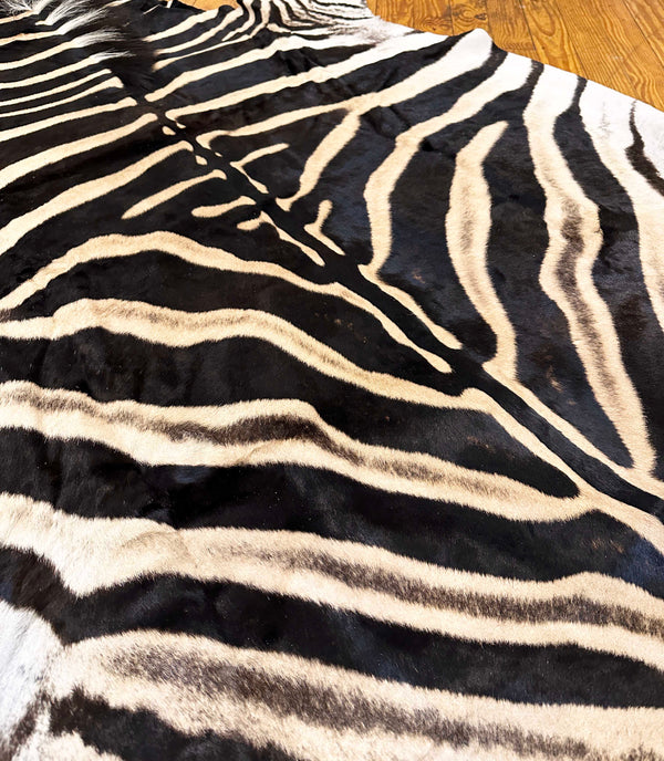 zebra rug