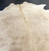 Beige cowhide rug