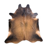 black brown cowhide rug