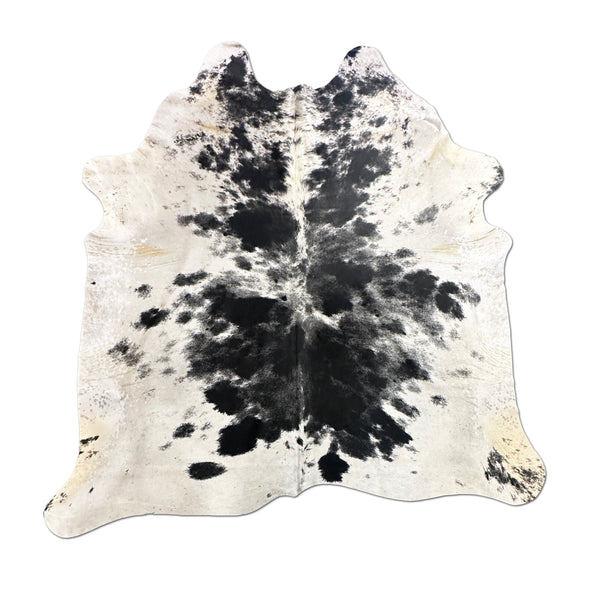 black white cowhide rug