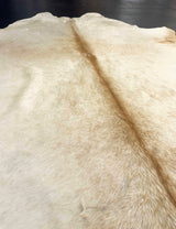 brown spine cowhide rug