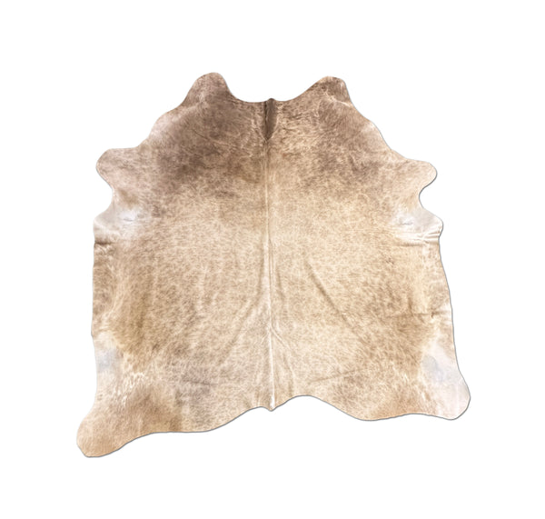 brown cowhide rug
