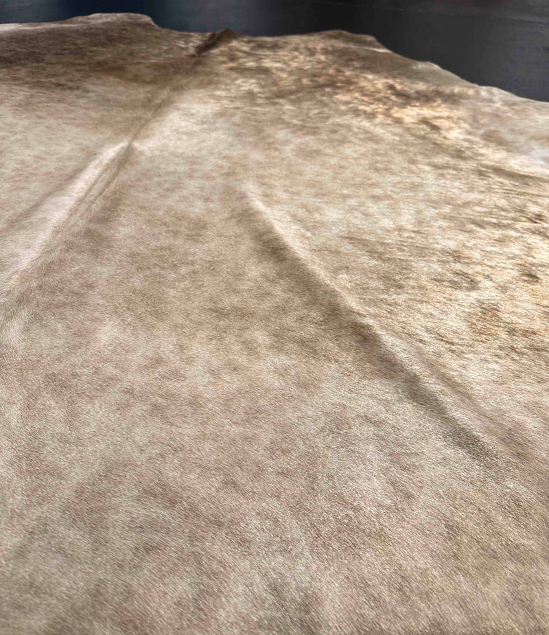 brown cowhide rug