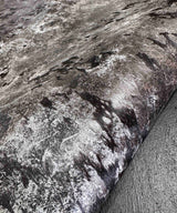 distressed cowhide rug