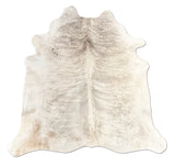gray brindle cowhide rug