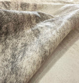 gray cowhide rug
