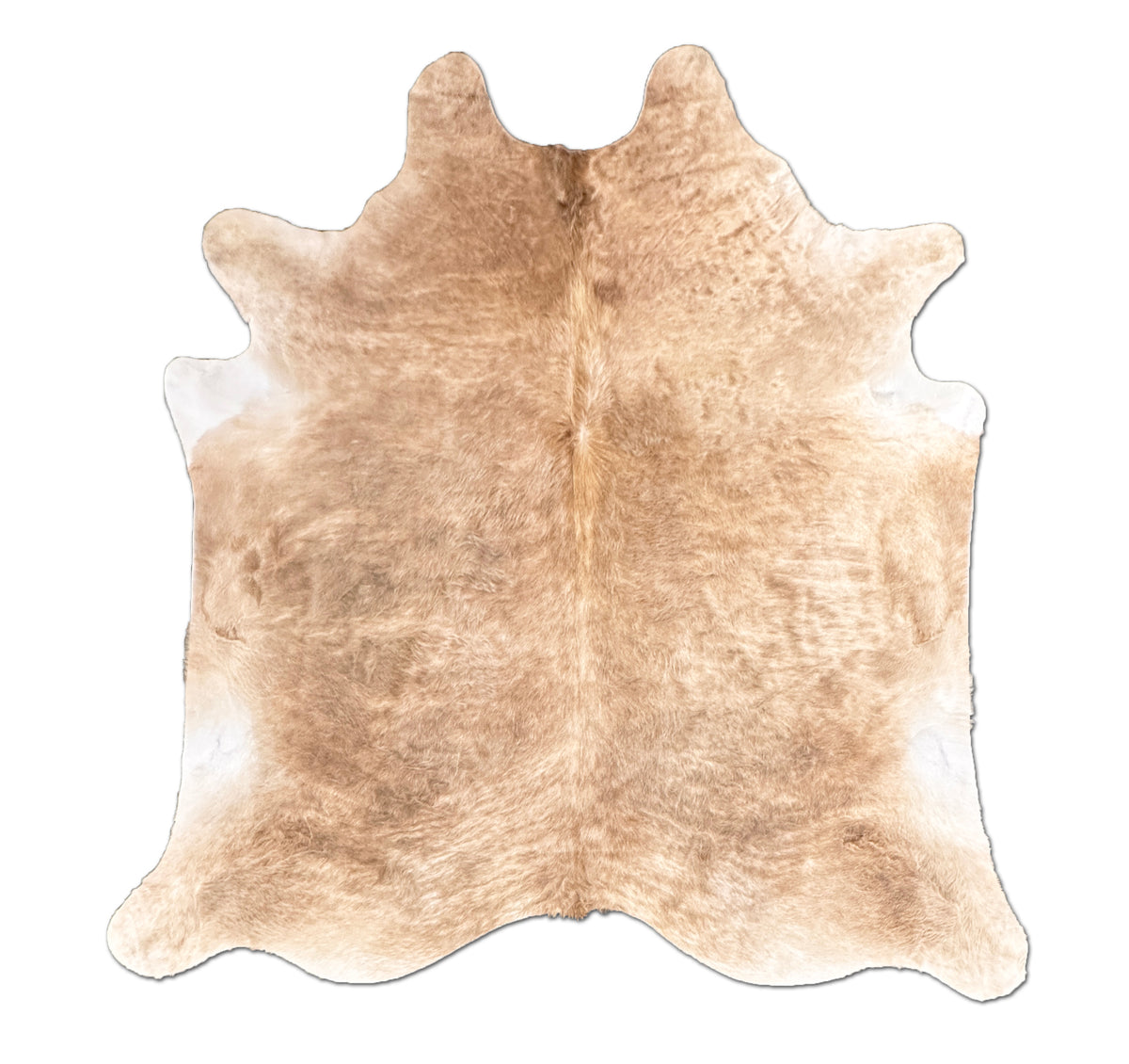 brown cowhide rug