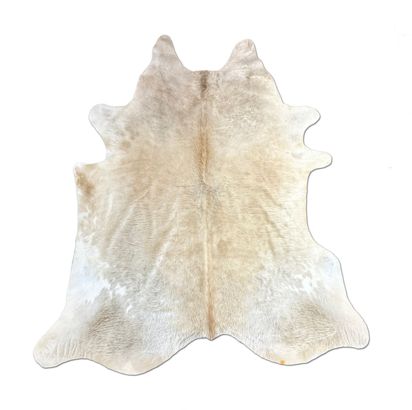 brown cowhide rug