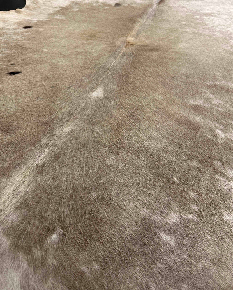 gray brown cowhide rug