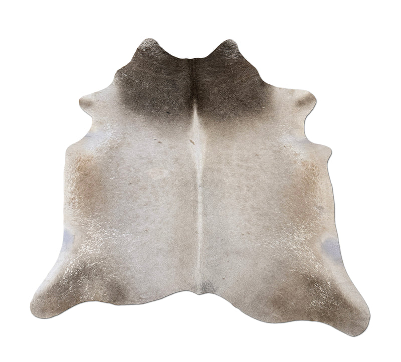 gray white cowhide rug