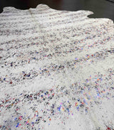 iridescent cowhide rug