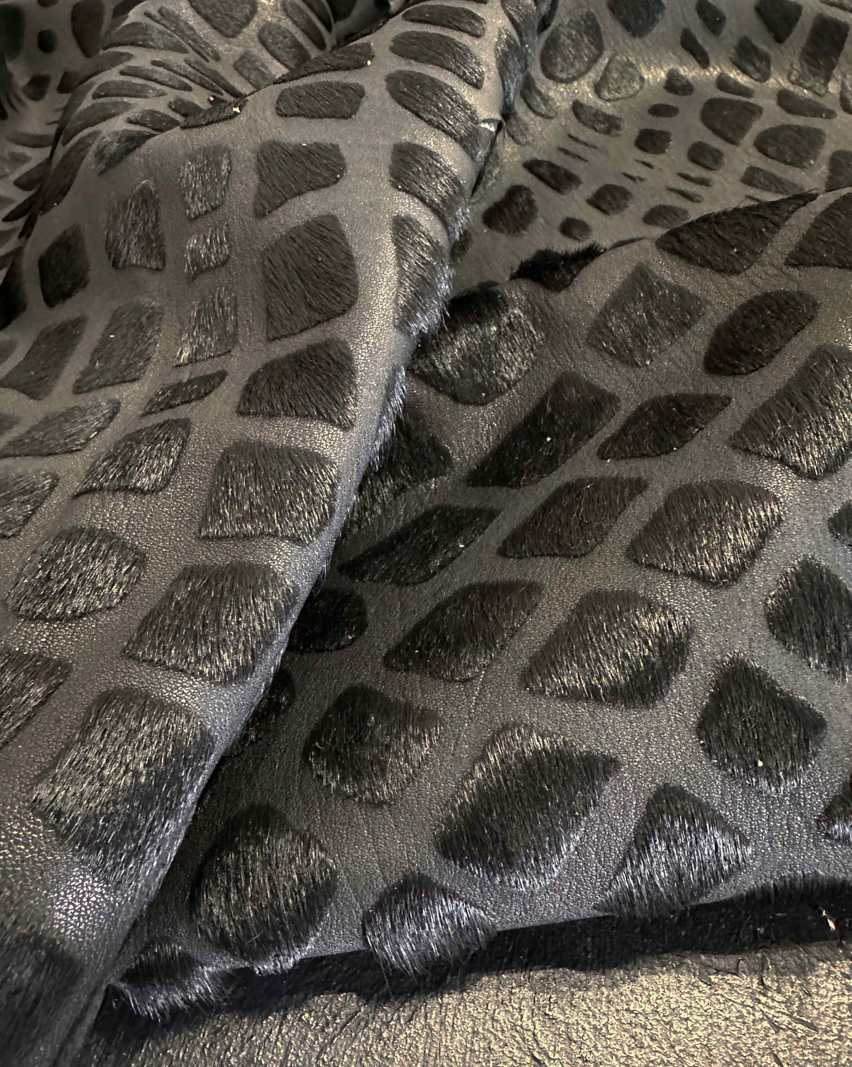 laser cowhide rug