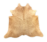 brown cowhide rug