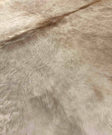 Shaggy Light Brown Cowhide Rug