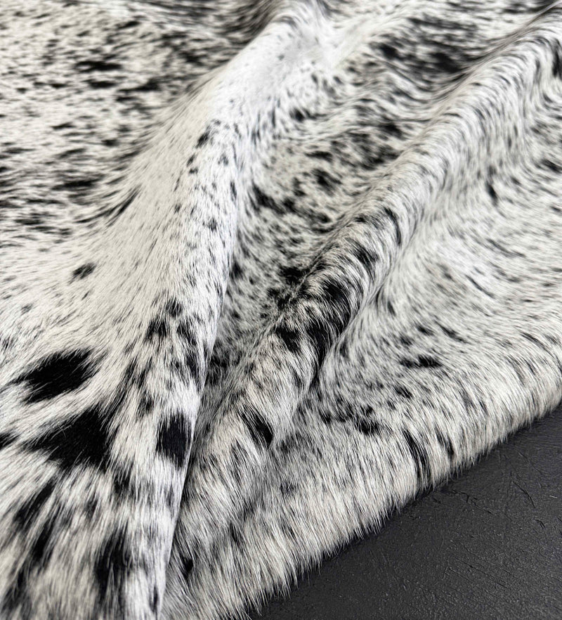 black white cowhide rug