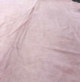 pale pink cowhide rug