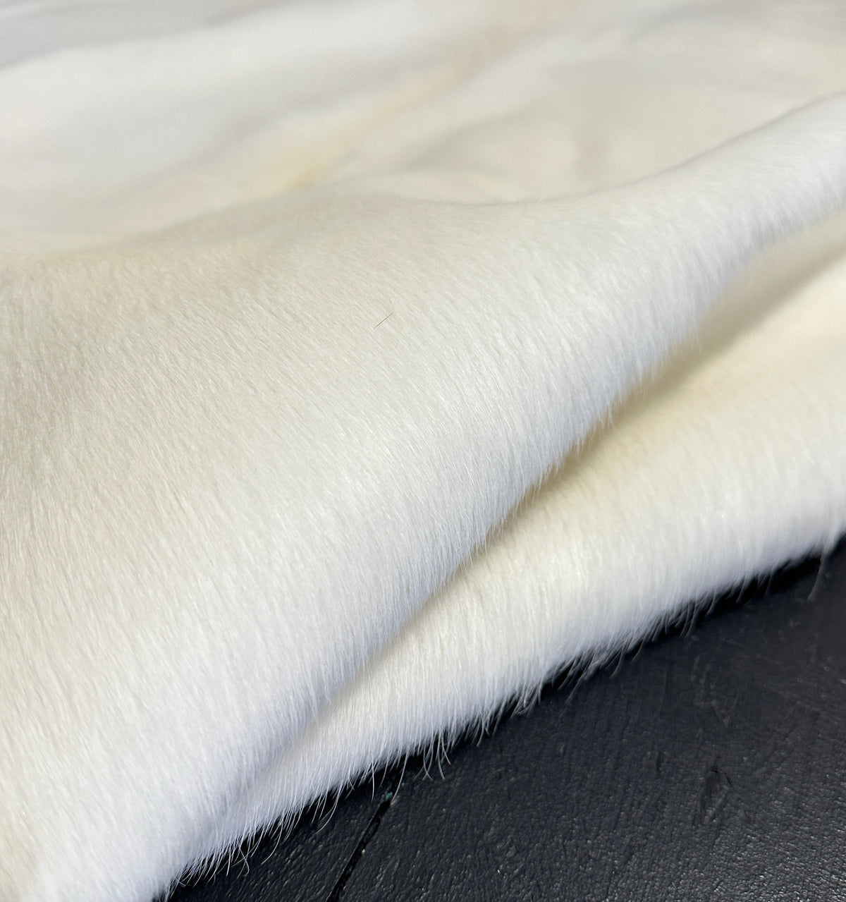 dyed white cowhide rug