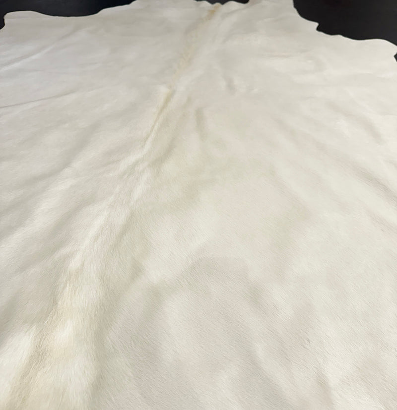 dyed white cowhide rug