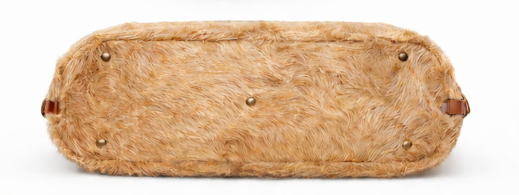 Cowhide Weekender Bag - Camel Brown