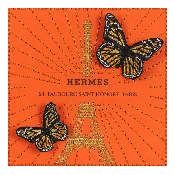 Stephen Wilson Art - Hermes Eiffel Tower - Up-Cycled Luxury