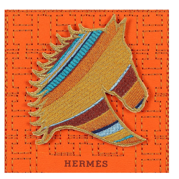 Stephen Wilson Art - Hermes Horse Head - Up-Cycled Luxury Stephen Wilson Art - Hermes Horse Head - Up-Cycled Luxury