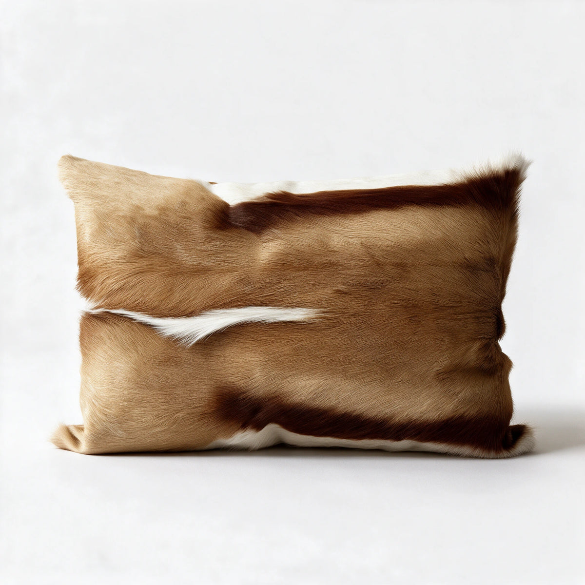 African springbok hide lumbar pillow handmade in South Africa