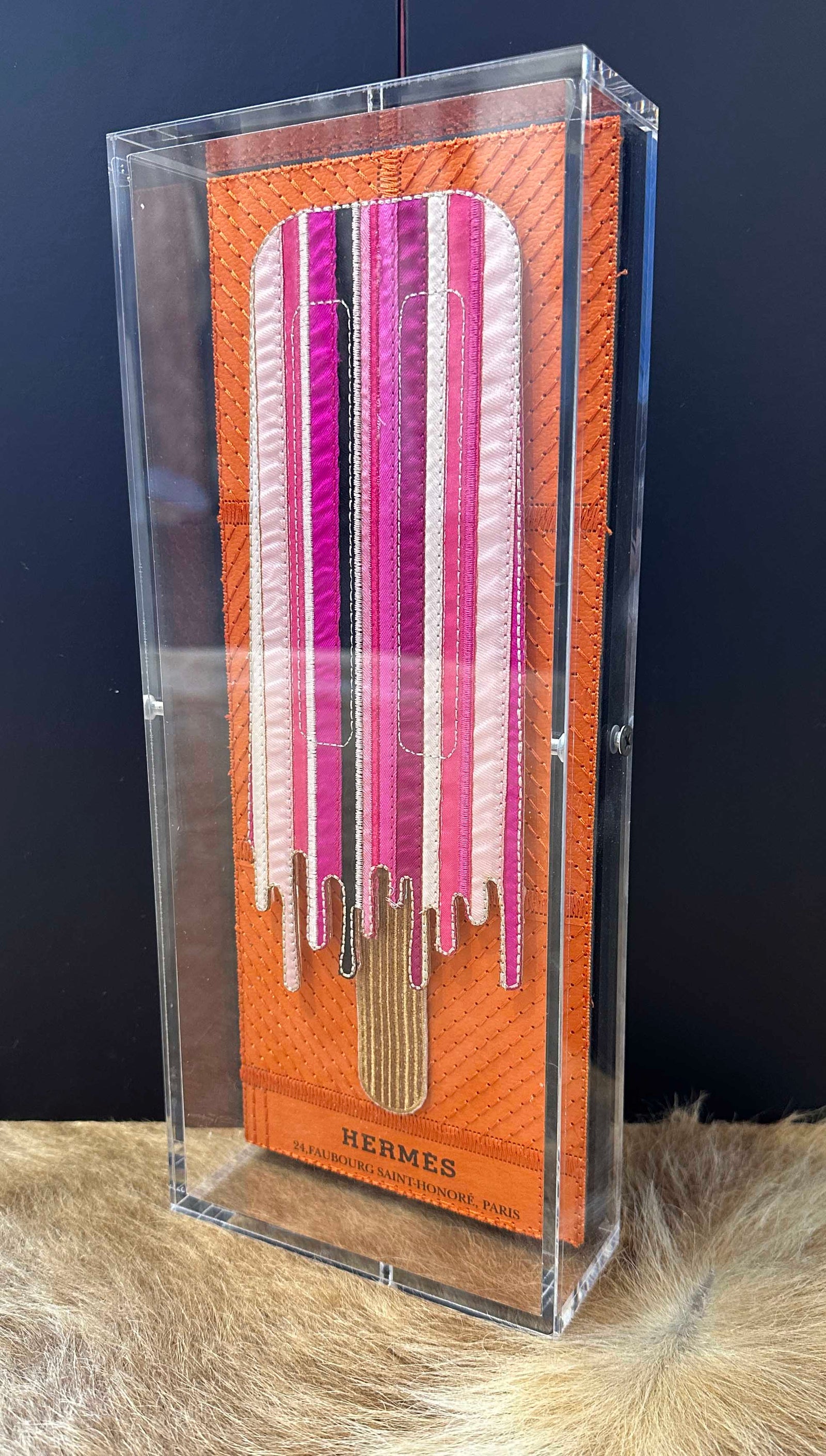 Stephen Wilson Art - Pop On Hermes - Up-Cycled Luxury Art – Furug