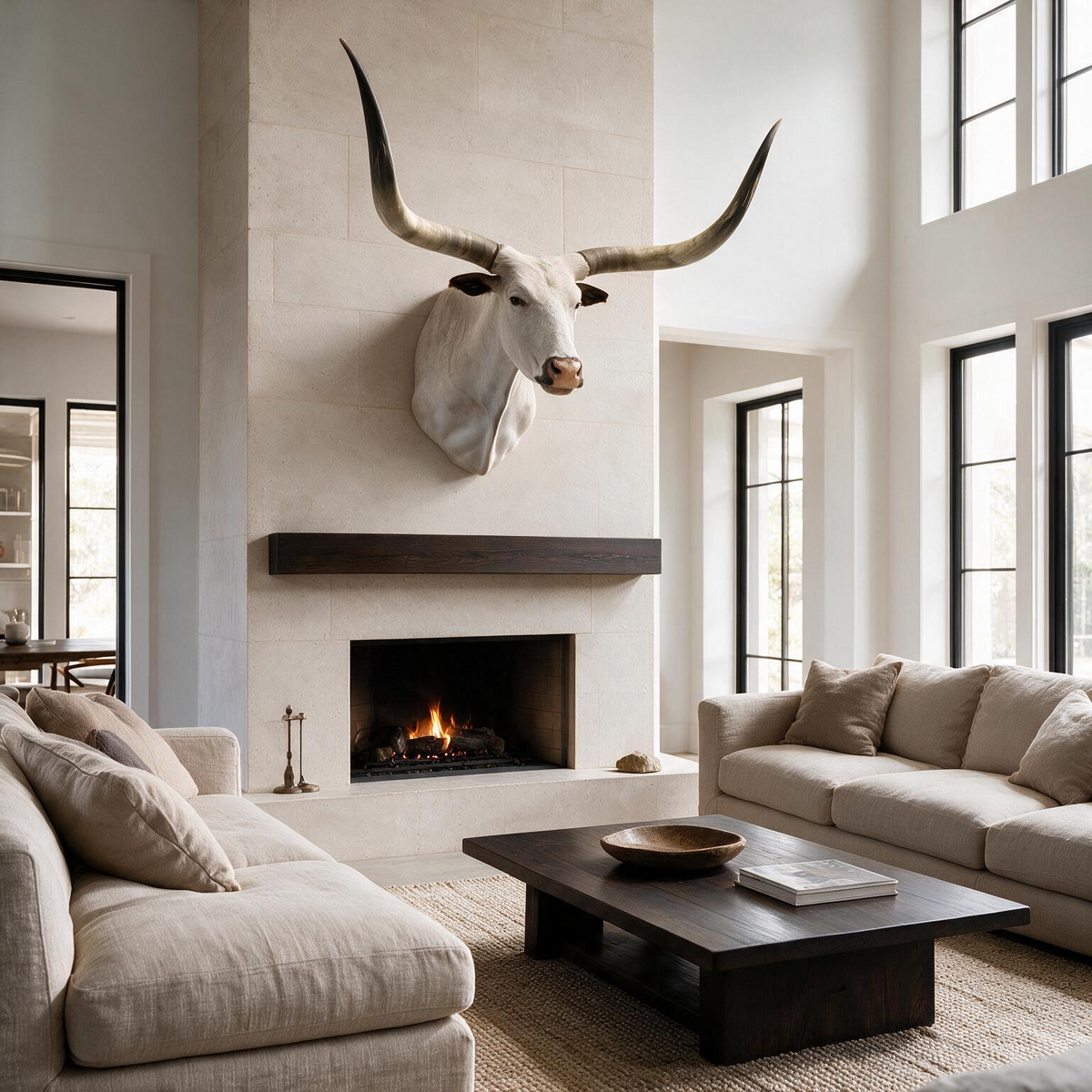 texas longhorn shoulder mount