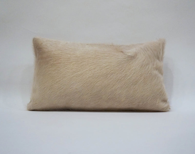 champagne brown cowhide pillow