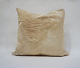 champagne brown cowhide pillow